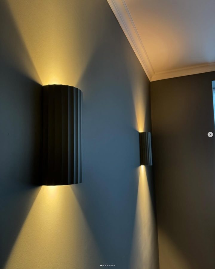 Bespoke wall sconce lighting installation